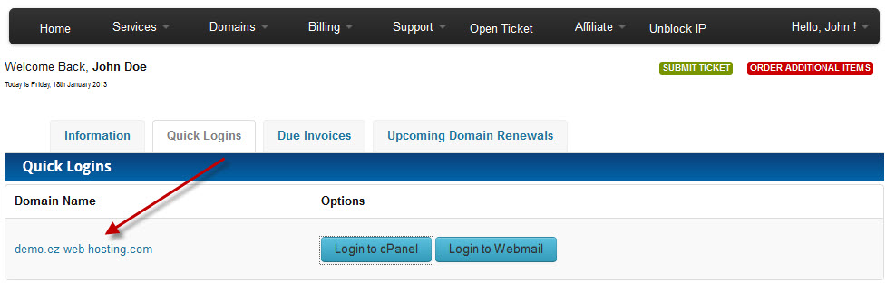 How do I login to my hosting control panel (cPanel)? - Ez ...